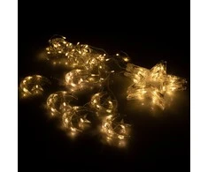 Šviesos diodų užuolaida Springos 138 LED žvaigždės