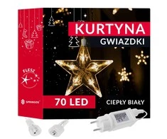 Šviesos užuolaida Springos 70 LED šilta balta