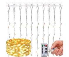 LED užuolaidų girlianda Springos 200 LED, 2x2 m