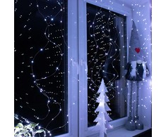 Springos Vielinės girliandos užuolaida su 200 LED ir nuotoliniu valdymu