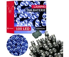 Springos Baterinės LED lemputės, 100 diodų, laikmatis, 10,5 m