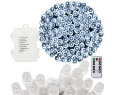 Springos LED šviesos girlianda CL4035, šalta balta, 100 diodų, 10,5 m