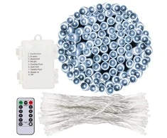 Springos LED šviesos girlianda CL4035, šalta balta, 100 diodų, 10,5 m