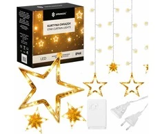 Springos Žvaigždžių užuolaida 4,2 m 138 LED