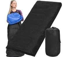 Turistinis miegmaišis Springos CS0044 190x73 cm juodas