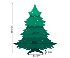Dirbtinė Kalėdų eglutė Springos Kaukazo eglė 180 cm