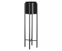 Metalinis gėlių stovas Springos GA0196, 74 cm, juoda