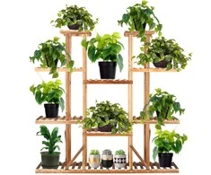 Gėlių stovas Springos 119 cm su 9 lentynomis