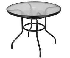 Sodo stalas Springos 90 cm juodas