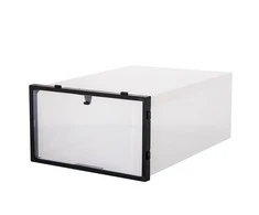 Batų dėžutė Springos 30,5x21x12,5 cm skaidri