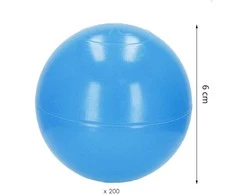 Žaidimų kamuoliukai Springos 200 vnt, 5,4 cm