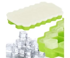 Silikoninė ledo forma Springos 20x12 cm žalia
