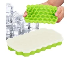 Silikoninė ledo forma Springos 20x12 cm žalia