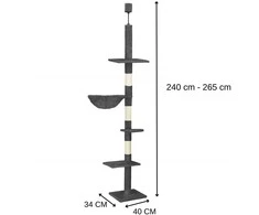 Kačių namas Springos PA1051, 245-260 cm, 5 lygiai