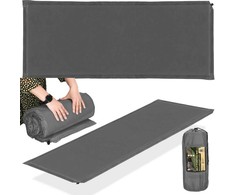 Savaime prisipučiantis kilimėlis Springos 180 cm pilkas