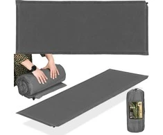 Savaime prisipučiantis kilimėlis Springos 180 cm pilkas