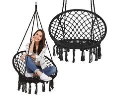 Springos Sodo sūpynės juodos spalvos 60 cm