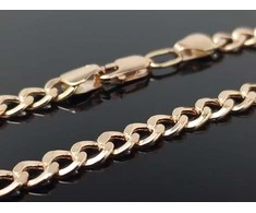 Auksinė apyrankė Curb