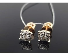 Best Diamonds Auksiniai auskarai su briliantais Praba: 585