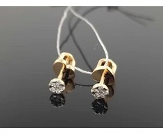 Best Diamonds Auksiniai auskarai su briliantais Praba: 585