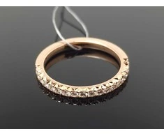 Auksinis žiedas su briliantais
