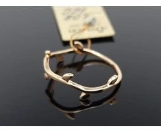 Auksinis žiedas su ornamentais Praba: 585