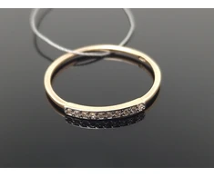 Best Diamonds Auksinis žiedas su briliantais