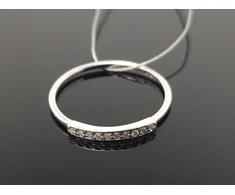 Best Diamonds Balto aukso žiedas su briliantais