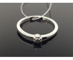 Best Diamonds Balto aukso žiedas su briliantais