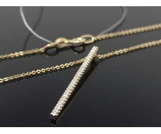 Best Diamonds Geltono aukso grandinėlė su briliantais Praba: 585