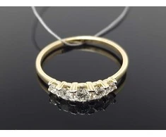 Best Diamonds Geltono aukso žiedas su briliantais Praba: 585