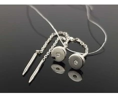 Best Diamonds Kabantys auksiniai auskarai su briliantais Praba: 585