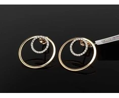 Best Diamonds Auksiniai auskarai su briliantais Praba: 585