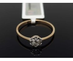 Best Diamonds Auksinis žiedas su briliantais Praba: 585