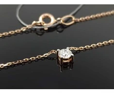 Best Diamonds Auksinė grandinėlė su briliantais