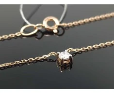 Best Diamonds Auksinė grandinėlė su briliantu