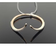 Best Diamonds Auksinis žiedas su briliantais