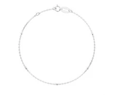 Best Diamonds Balto aukso apyrankė su baltais briliantais