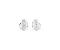 Best Diamonds Balto aukso auskarai su briliantais Praba: 585