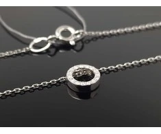 Best Diamonds Balto aukso grandinėlė su briliantais