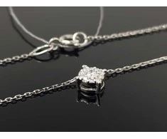 Best Diamonds Balto aukso grandinėlė su briliantais