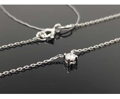 Best Diamonds Balto aukso grandinėlė su briliantu