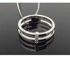 Best Diamonds Balto aukso žiedas su baltais briliantais