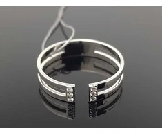 Best Diamonds Balto aukso žiedas su baltais briliantais