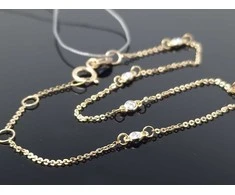 Best Diamonds Geltono aukso apyrankė su briliantais