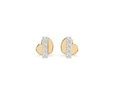 Best Diamonds Geltono aukso auskarai su briliantais Praba: 585