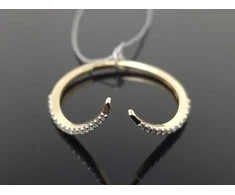 Best Diamonds Geltono aukso žiedas su briliantais