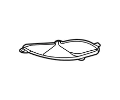 19-25 RAV4 21-24 VENZA Originali Toyota APATINIS VARIKLIO DANGTIS 51447-42080