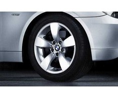 1x BMW Originalus Lydinio Ratas 17\" Žvaigždės Spindulio 138 Ratas E60/E61 5 Serija 36116776776