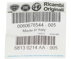 Alfa Romeo 145 146 156 FCA Originalus 60676544